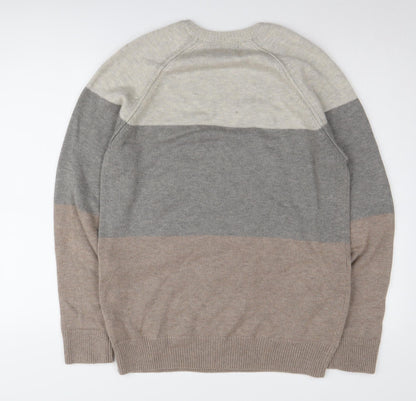 Marks & Spencer Men's Multicoloured Pullover Jumper, M