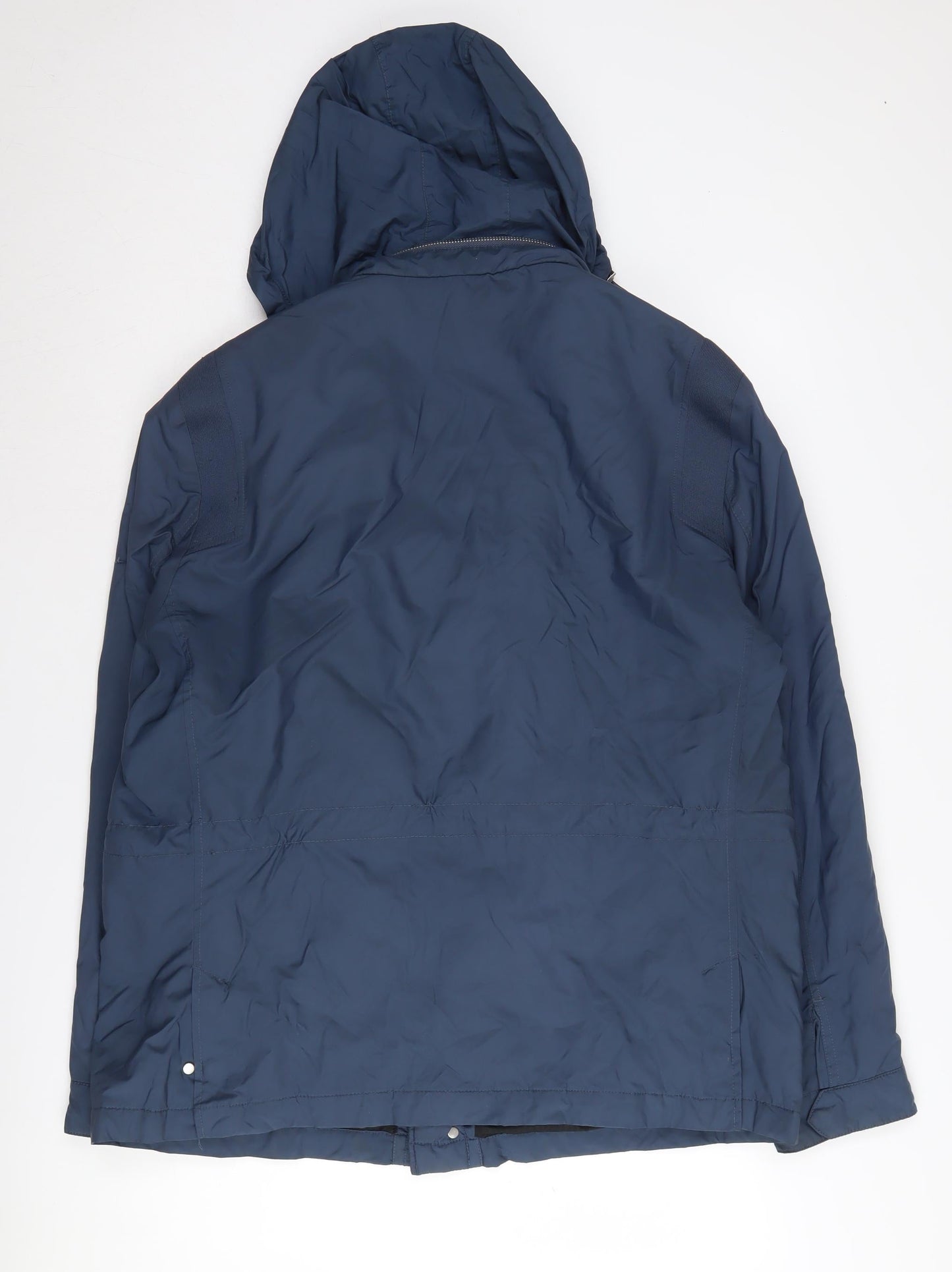 Marks and Spencer Blue Hooded Men's Jacket L