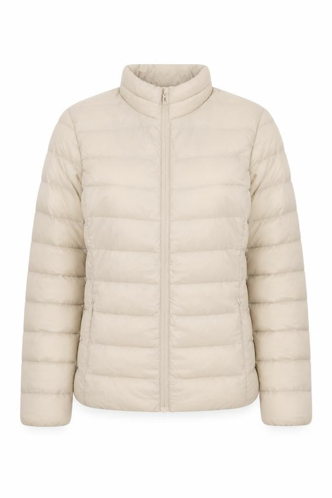Marks & Spencer Beige Puffer Jacket, Size 8, Women's