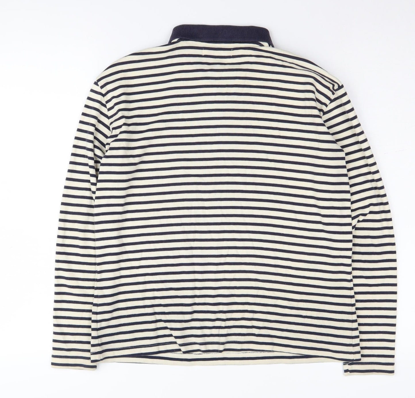 Paco Unisex Beige Striped Polo M/L