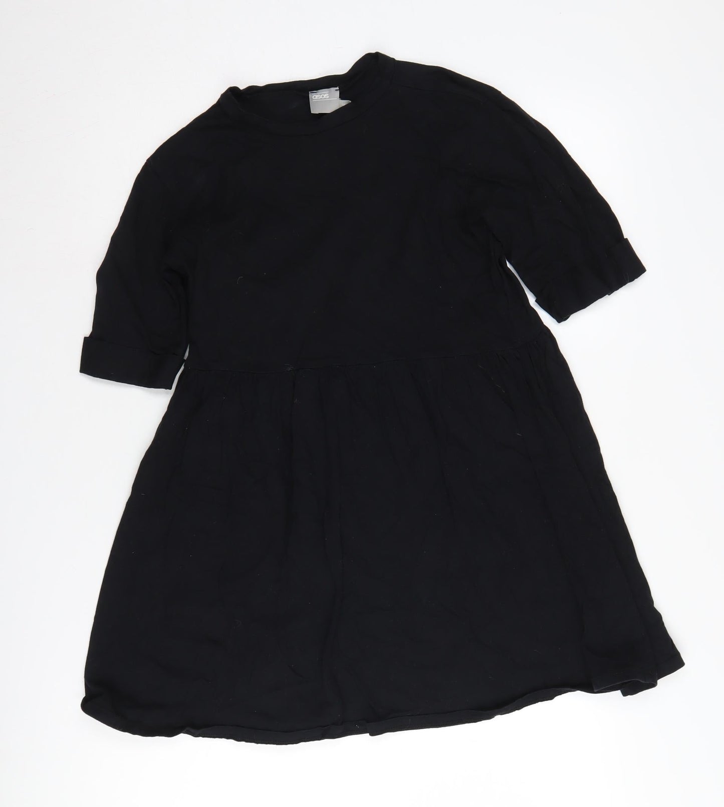 ASOS Women's Black Half Sleeve Dress Size 6
