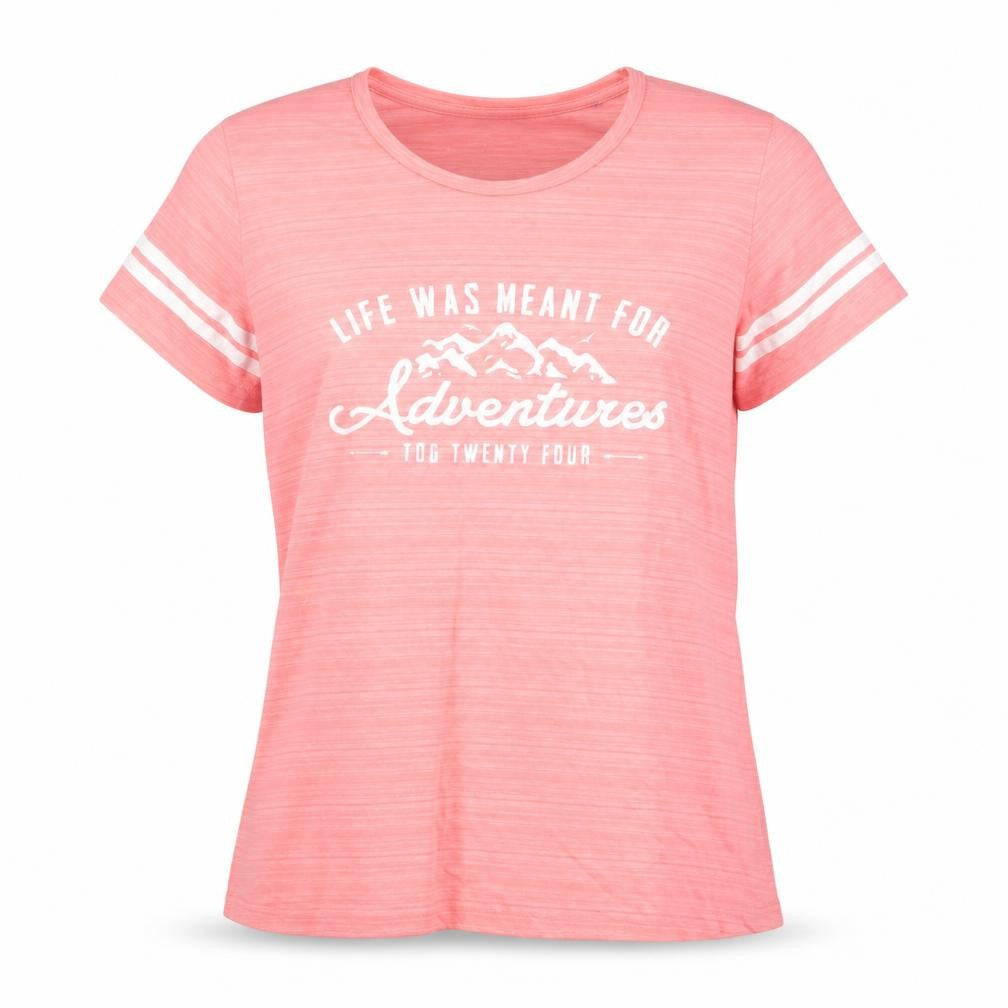Tog Twenty Four Women's Pink Basic T-Shirt, Size 12