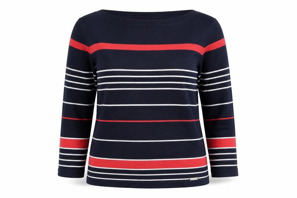 Flash Essential Women’s Blue Striped Pullover Jumper, M