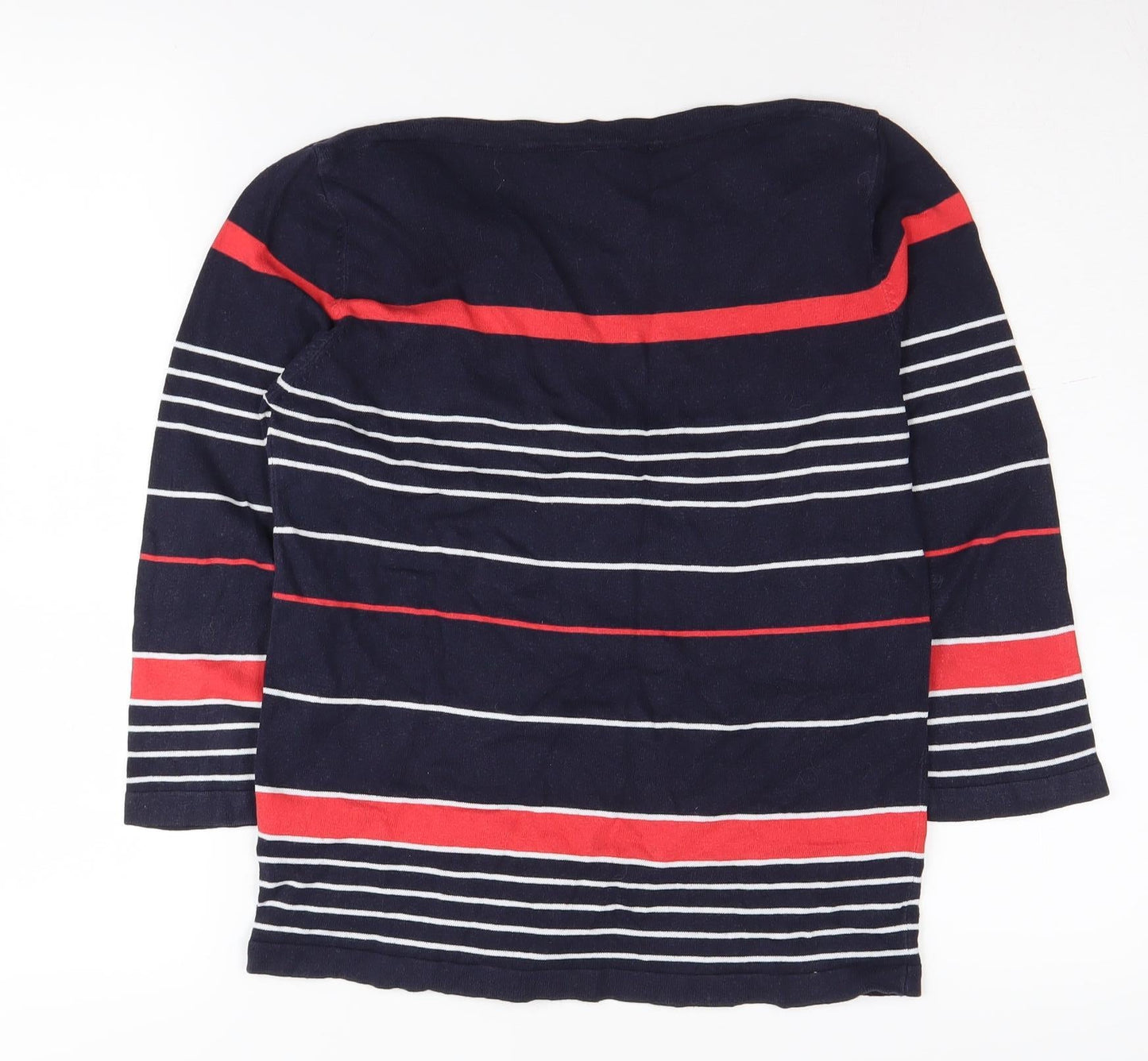 Flash Essential Women’s Blue Striped Pullover Jumper, M