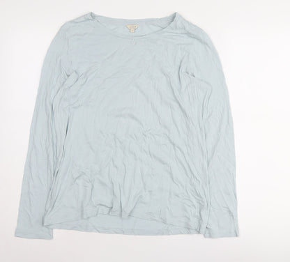 Jigsaw Women's Blue Long Sleeve Jersey Top L