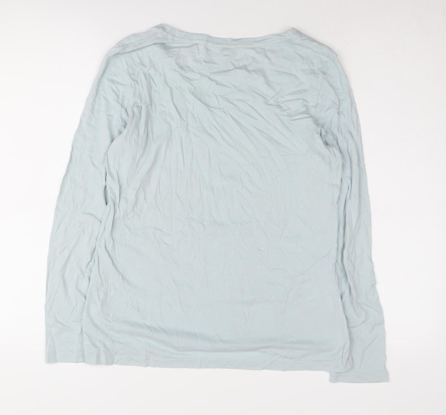 Jigsaw Women's Blue Long Sleeve Jersey Top L