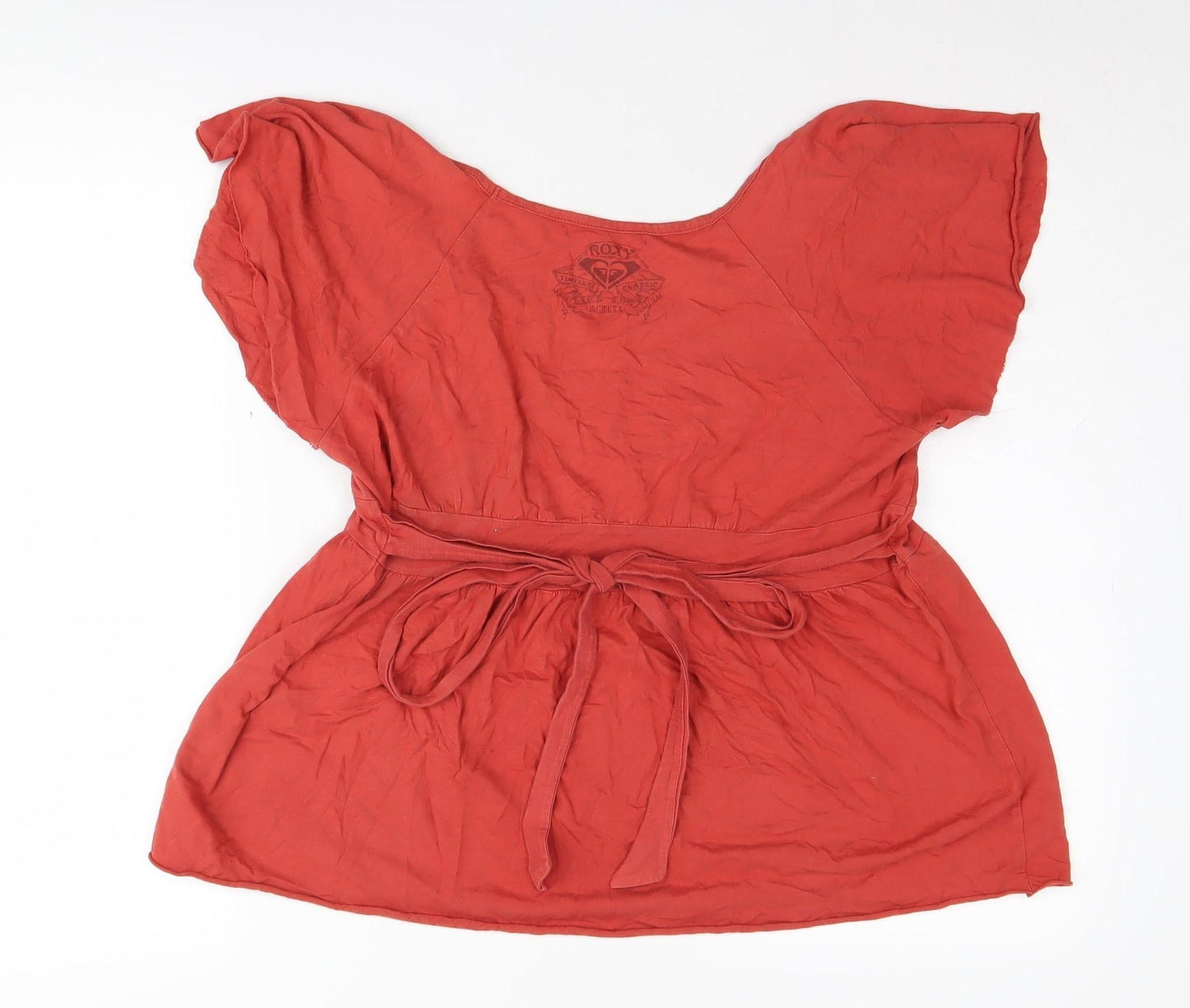 Roxy Women's Red Tunic Blouse M - Summer Casual Wear