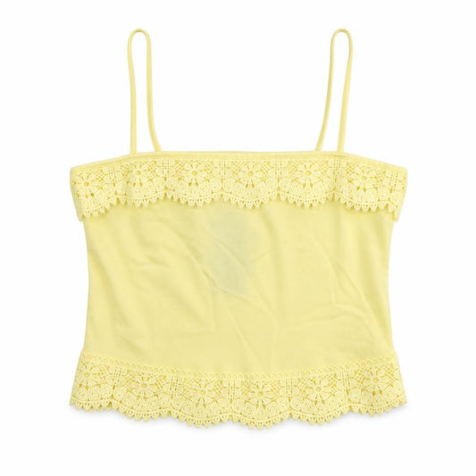 New Look Women's Yellow Camisole Tank Top