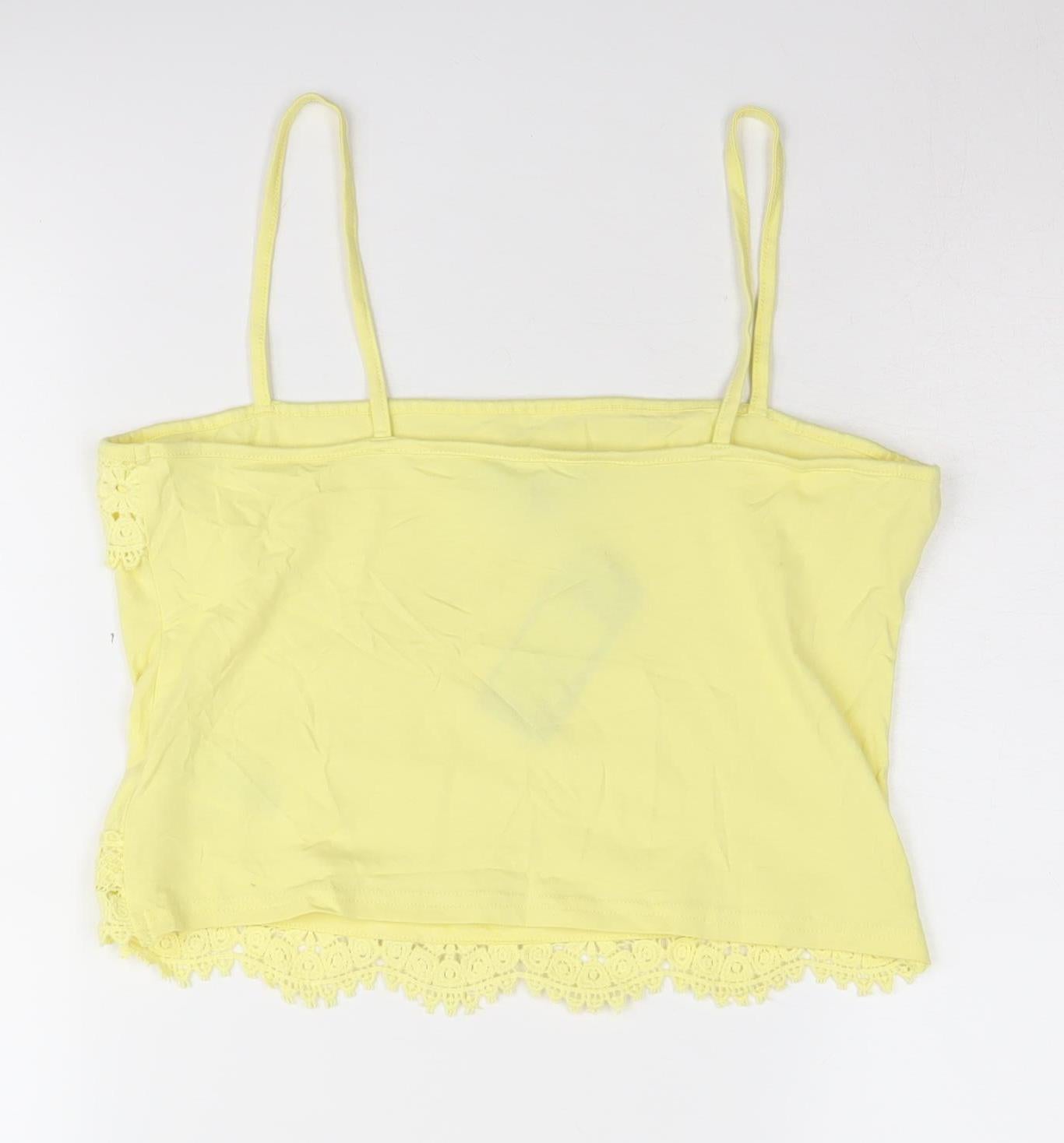 New Look Women's Yellow Camisole Tank Top