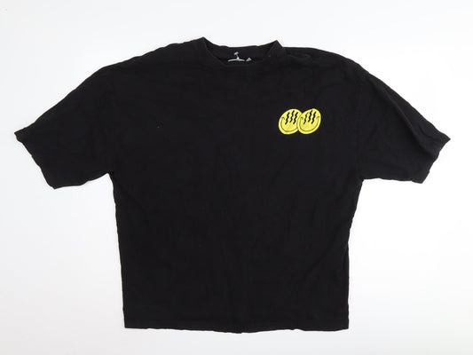 ASOS Design Men's Black Retro Graphic T-Shirt S