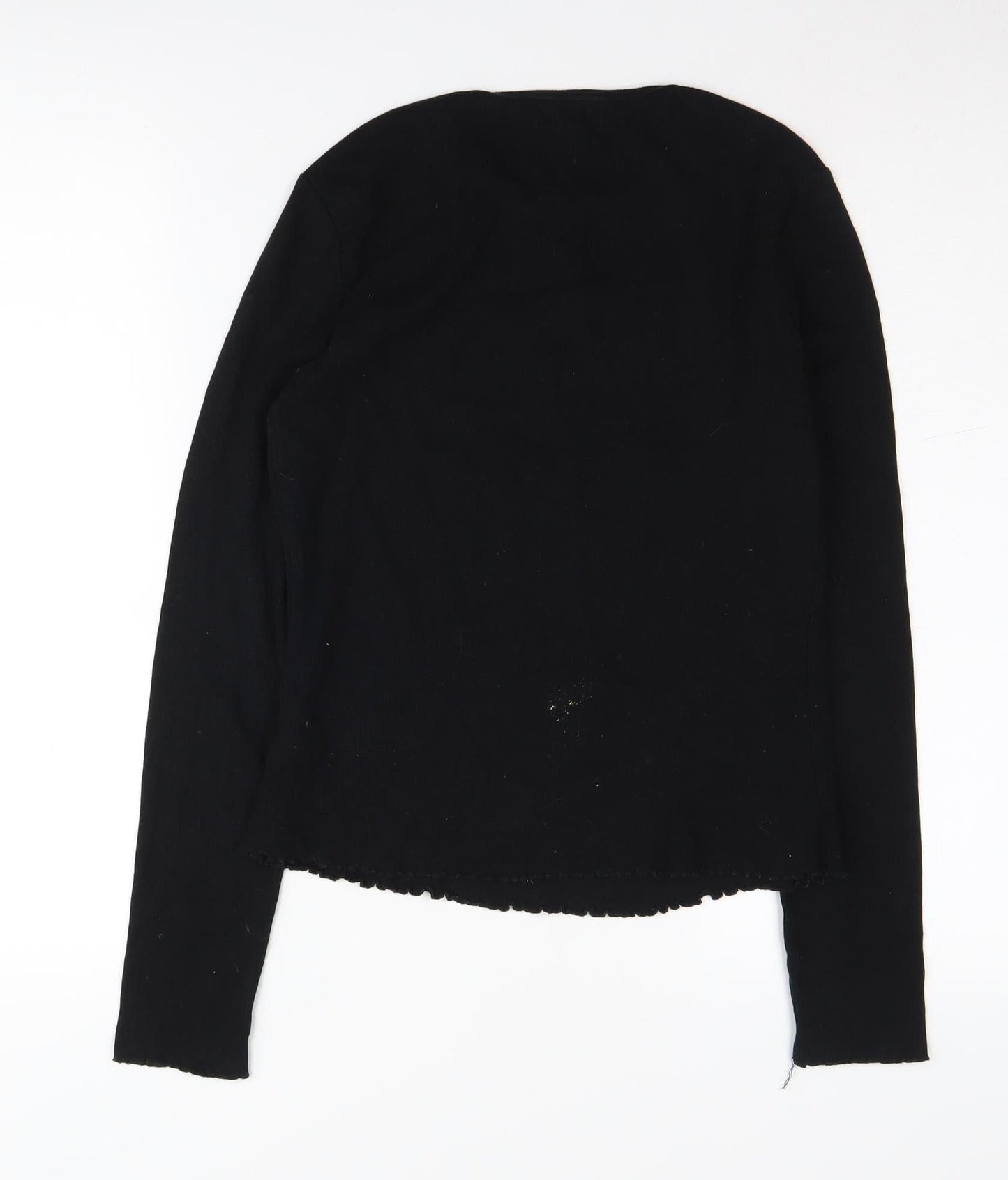 Warehouse Women's Black Long Sleeve Top Size 12