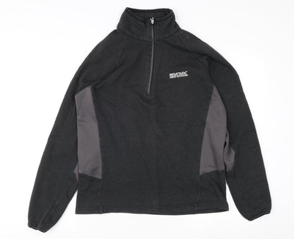 Regatta Men's Black 1/2 Zip Sweatshirt M