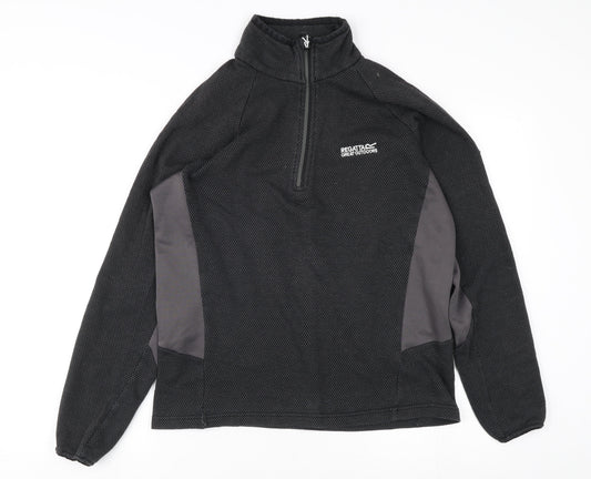 Regatta Men's Black 1/2 Zip Sweatshirt M