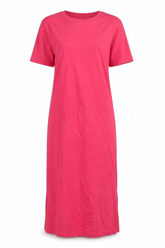 Marks & Spencer Pink T-Shirt Dress, Size 8, Women Casual