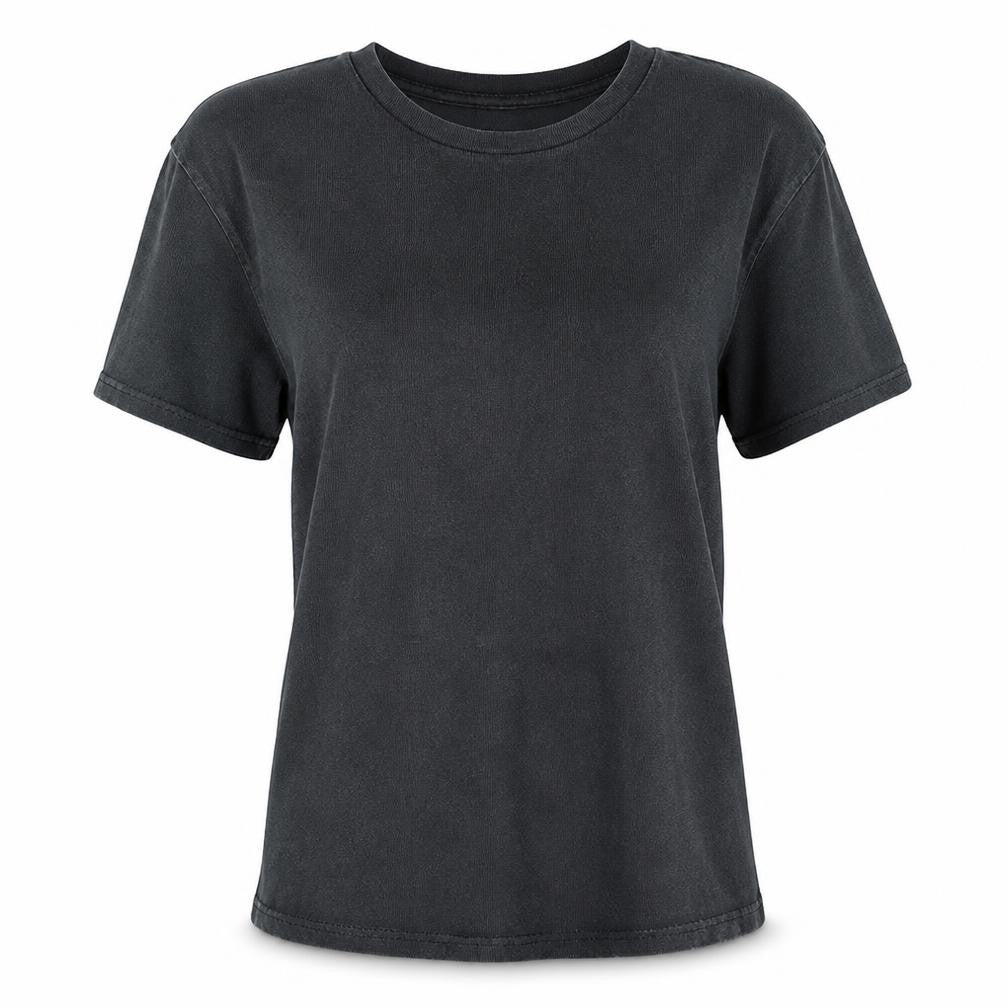 Topshop Women's Grey Basic Crew Neck T-Shirt M