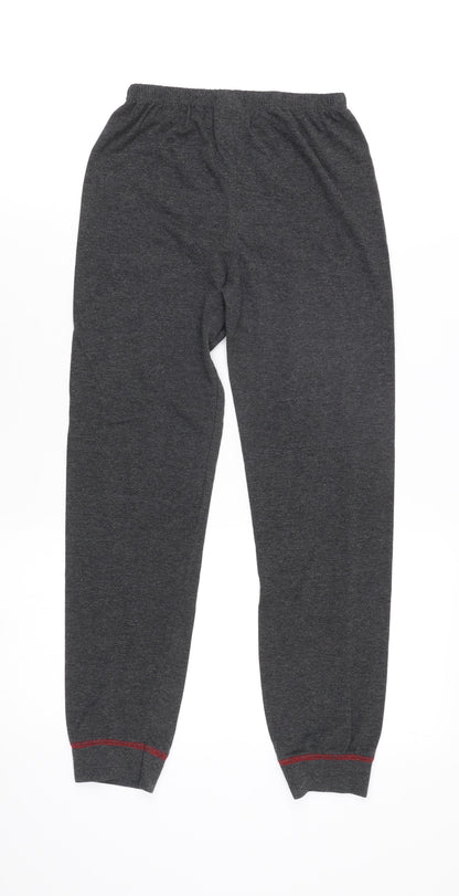 Preloved Marvel Avengers Boys Grey Pyjama Pants 9-10 Years Superhero - Back