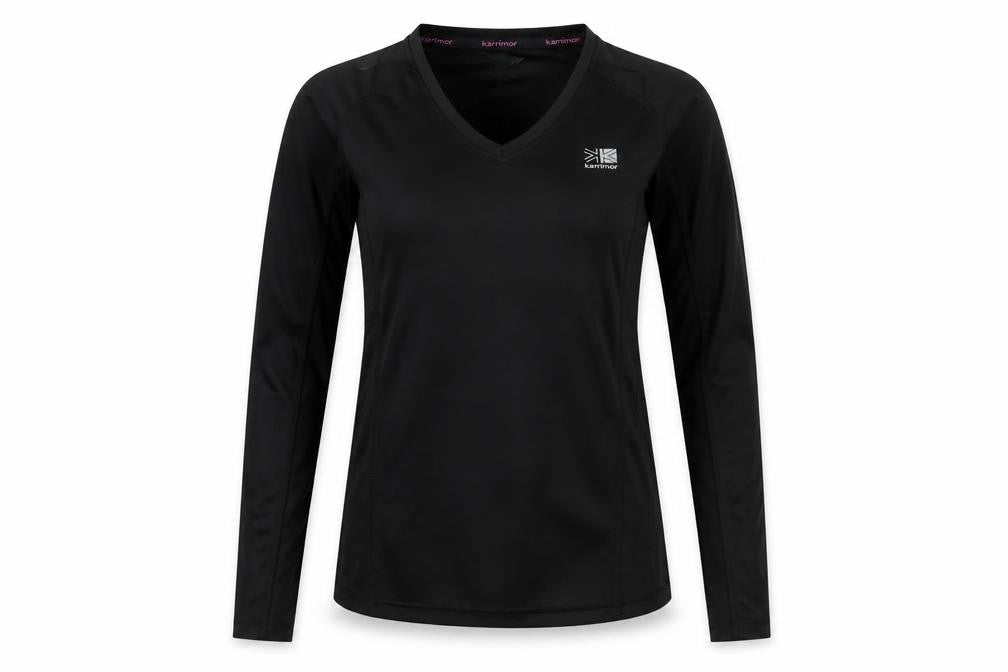 Karrimor Women's Black Long Sleeve Basic T-Shirt Size 6
