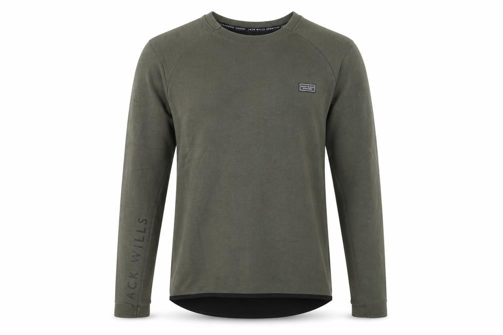 Jack Wills Men's Green Pullover Sweatshirt M