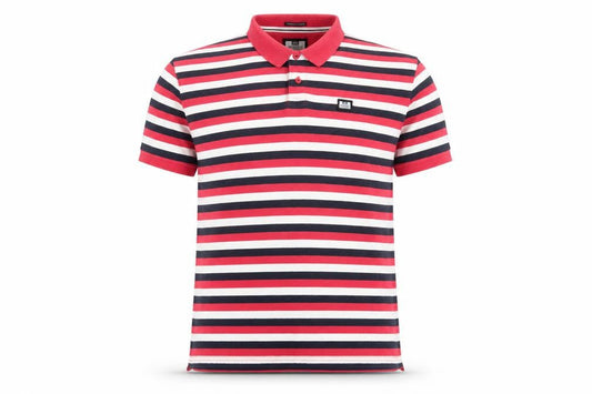 Weekend Offender Men's Multicoloured Striped Polo XL