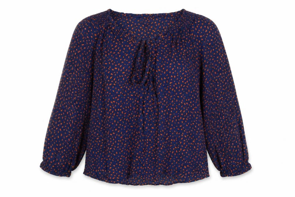 H&M Women Blue Kimono Blouse Size 10