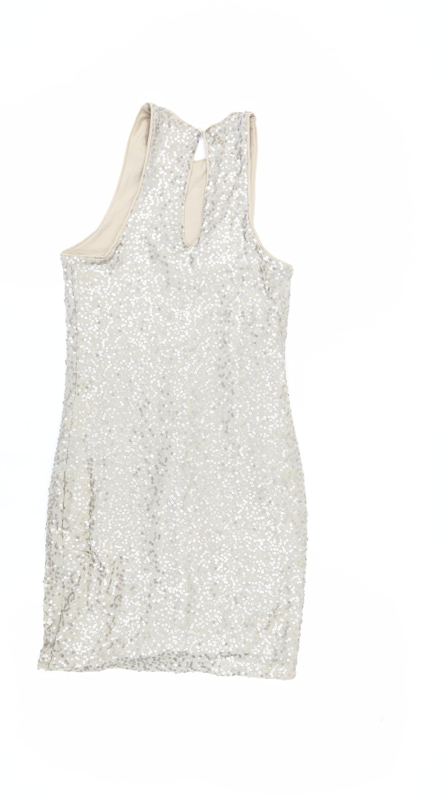 Holister Women's Silver XS Bodycon Party Dress