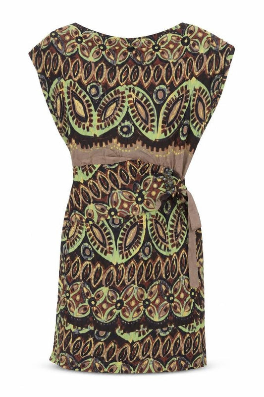 Again + Again Women Multicoloured Wrap Dress M