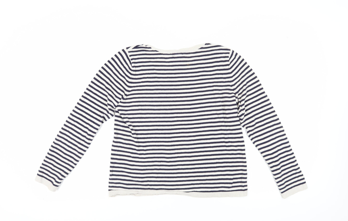 H&M Women Multicoloured Striped S Pullover Jumper