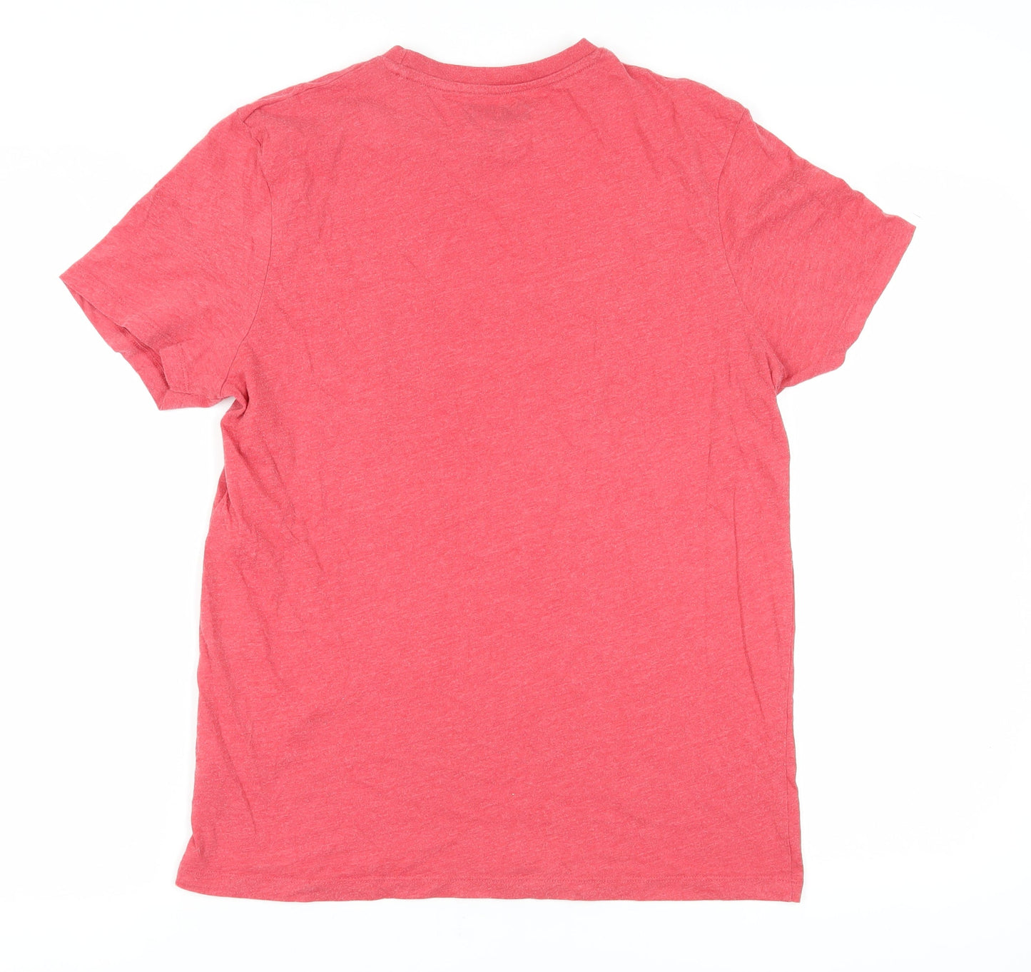 One Piece Men's Red Anime T-Shirt, Size L, Crew Neck