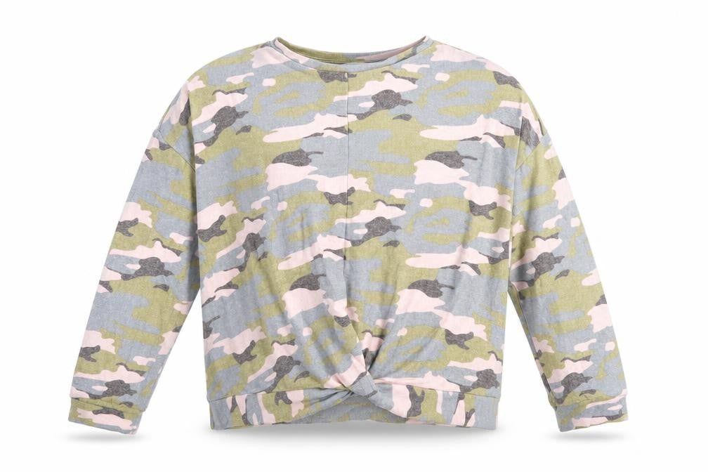 Marks & Spencer Girls Camouflage Sweatshirt 11-12 Pullover