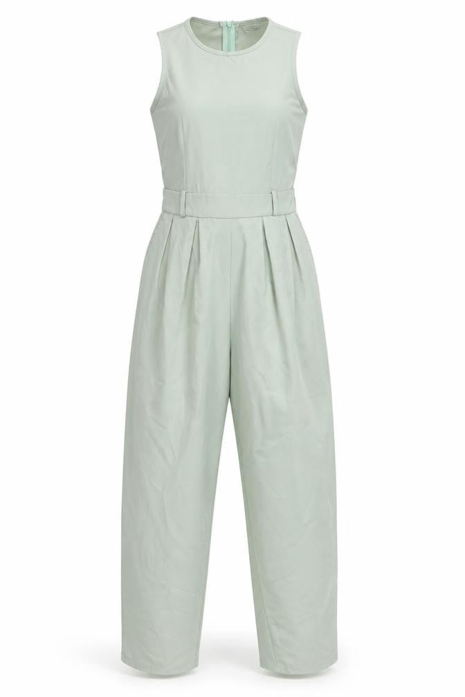 Pretty Little Thing Women's Green Jumpsuit Size 8