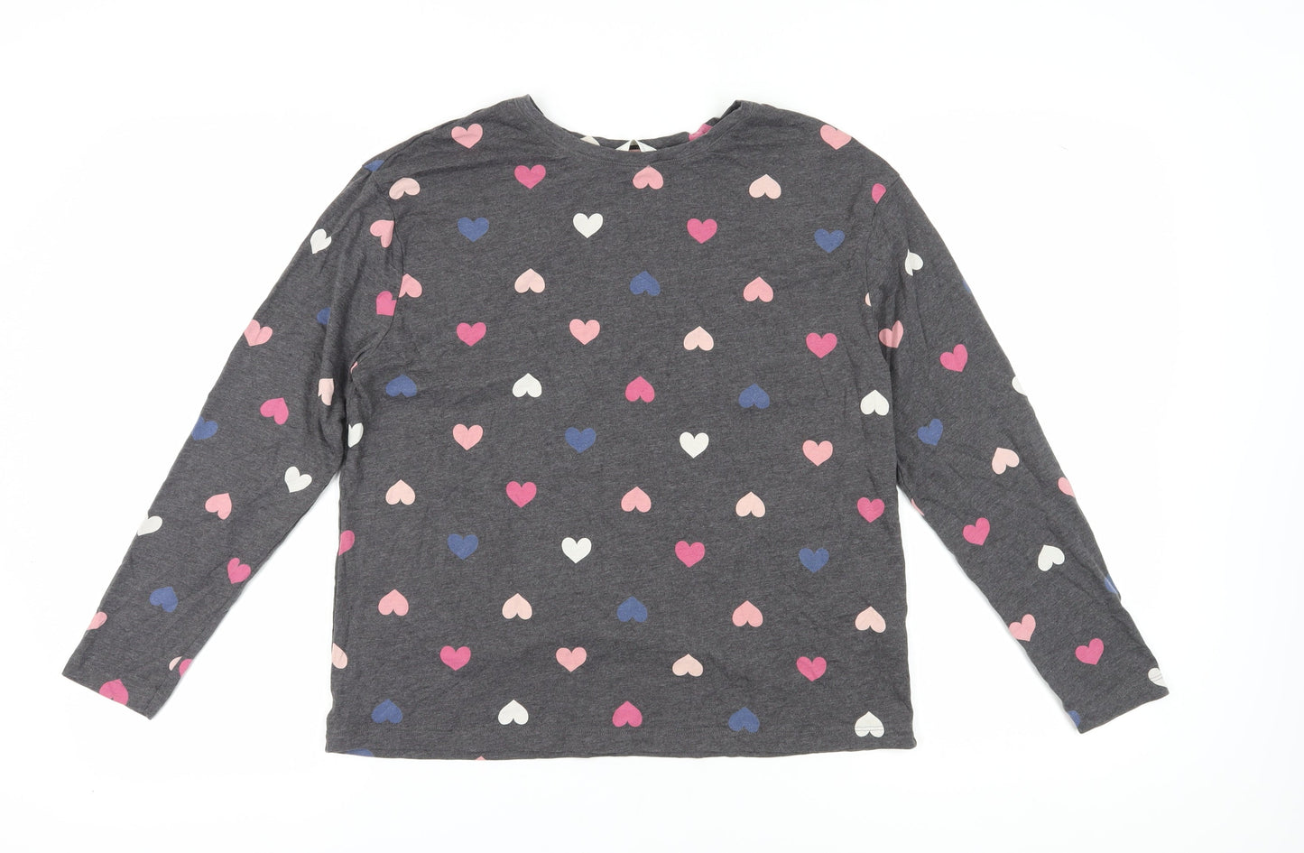 Marks and Spencer Women's Grey Long Sleeve T-Shirt