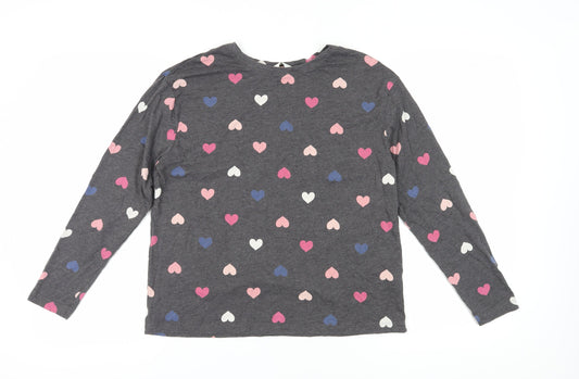 Marks and Spencer Women's Grey Long Sleeve T-Shirt