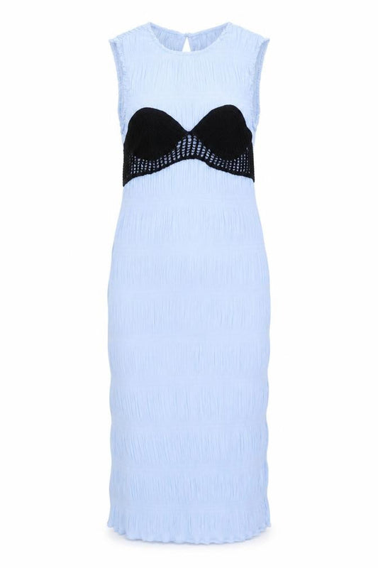 ZARA Women's Blue Shift Sleeveless Dress Size S