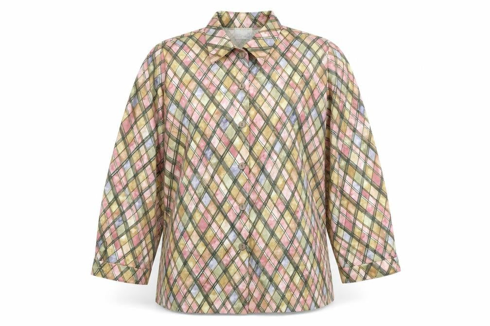 Karelia Women's Multicoloured Button-Up Shirt, Size 14