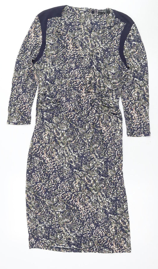 Marks and Spencer Women's Multicoloured Sheath Dress Size 12