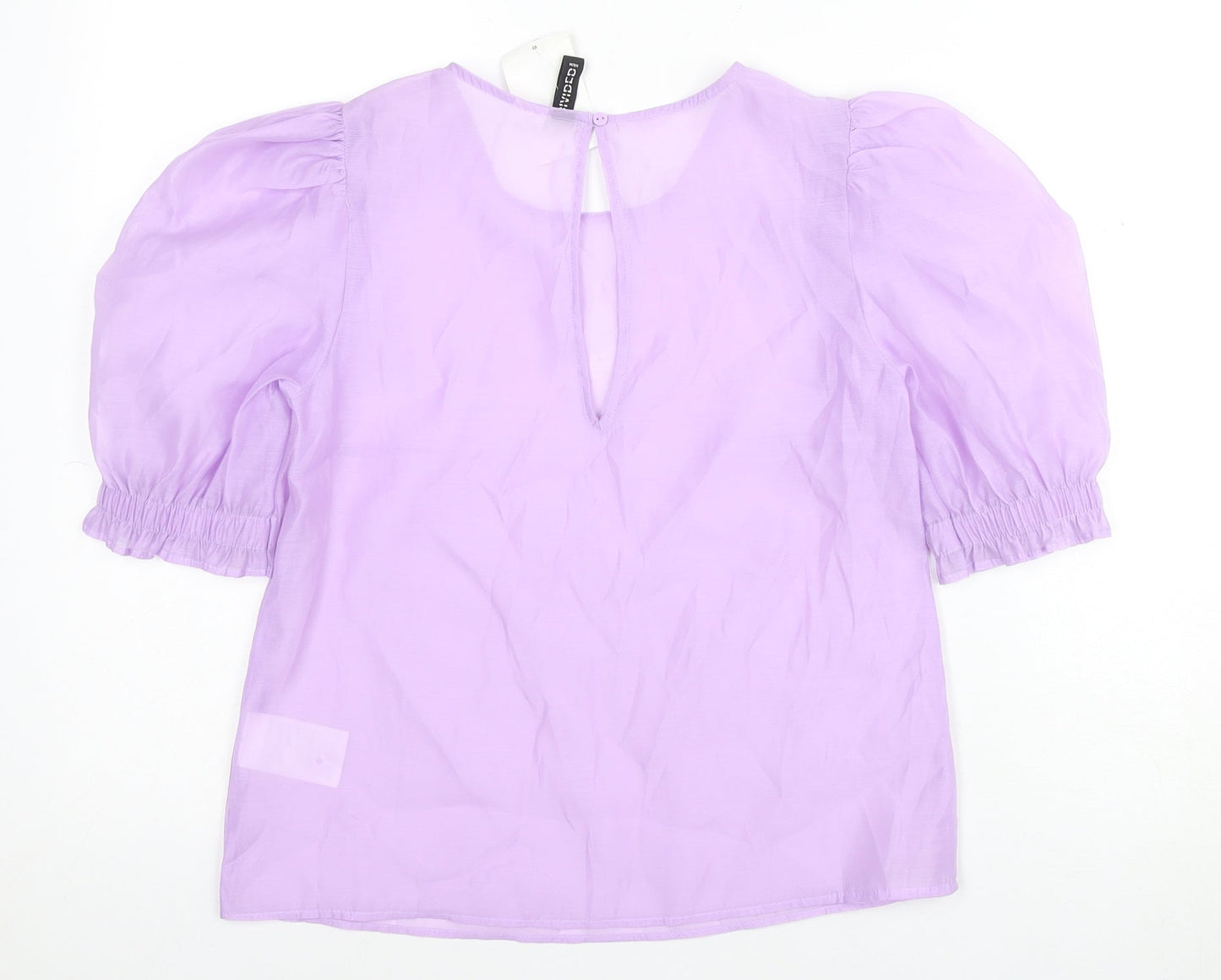 H&M Women’s Purple Puff Sleeve Blouse Size 4