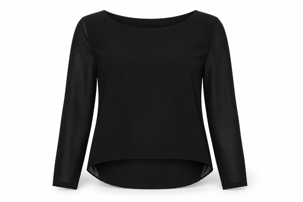 Next Women's Black Long Sleeve Top Size 10