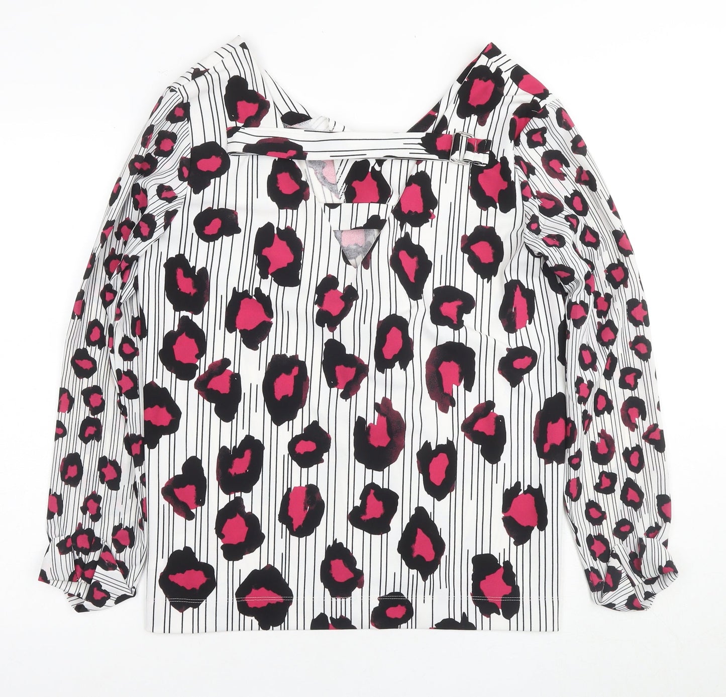 Next Women's Multicoloured Animal Print Blouse Size 14