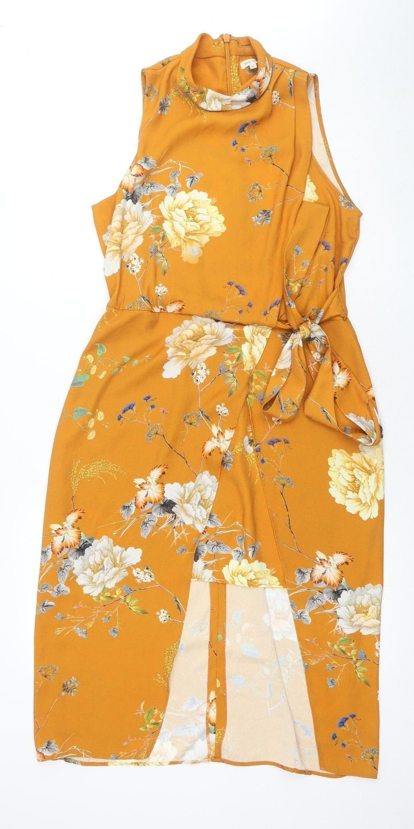 River Island Women's Floral A-Line Dress - Size 12