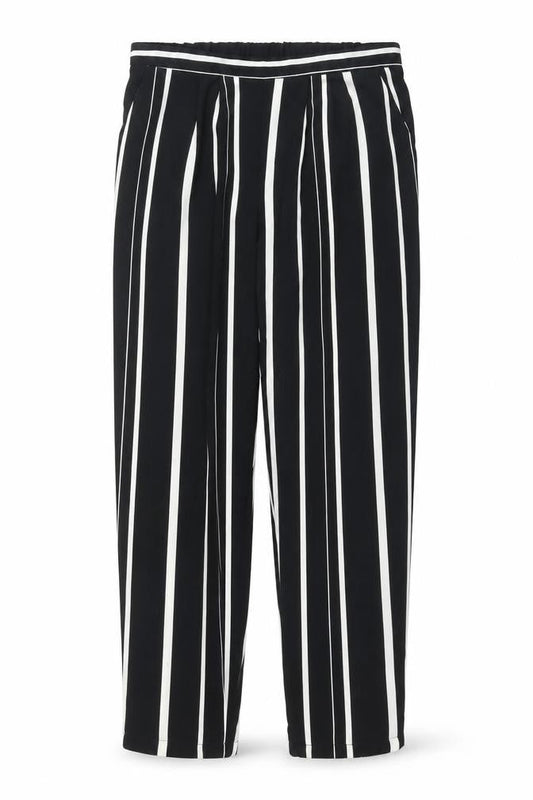 Wallis Women’s Black Striped Jogger Trousers Size 14