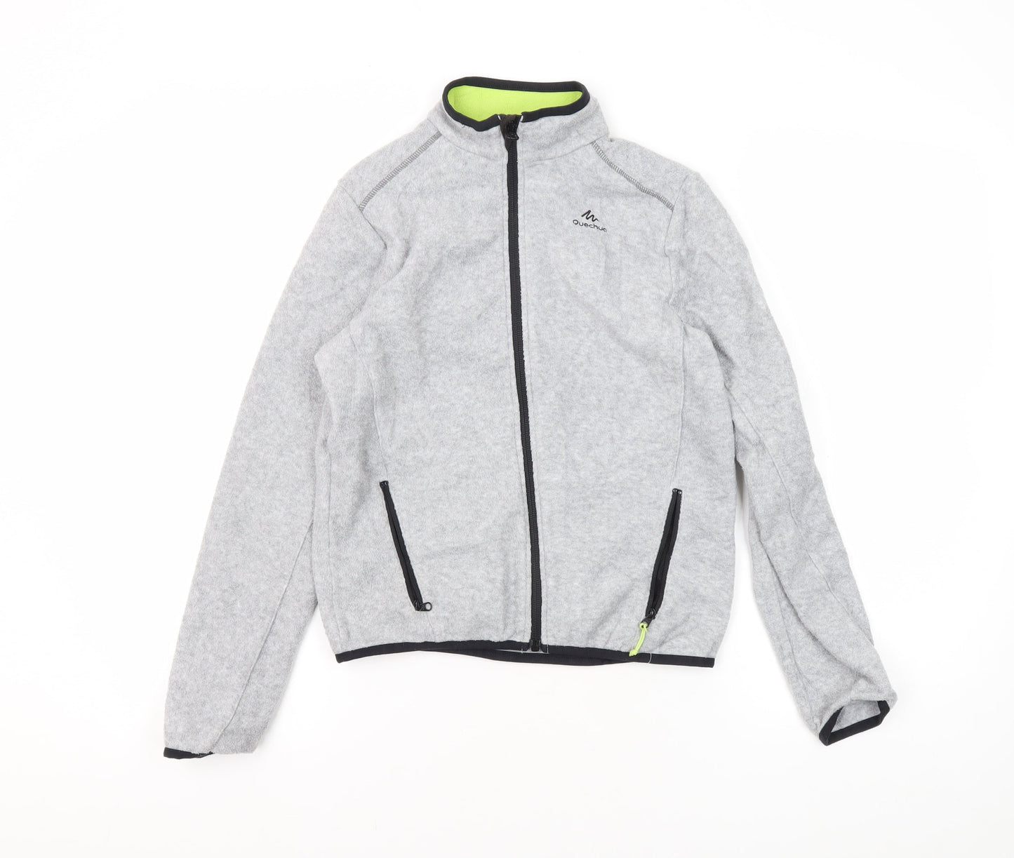 Quechua Boys Grey Fleece Basic Jacket 11-12 Years