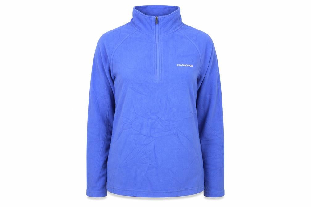 Craghoppers Women's Blue 1/2 Zip Fleece Jacket Size 8