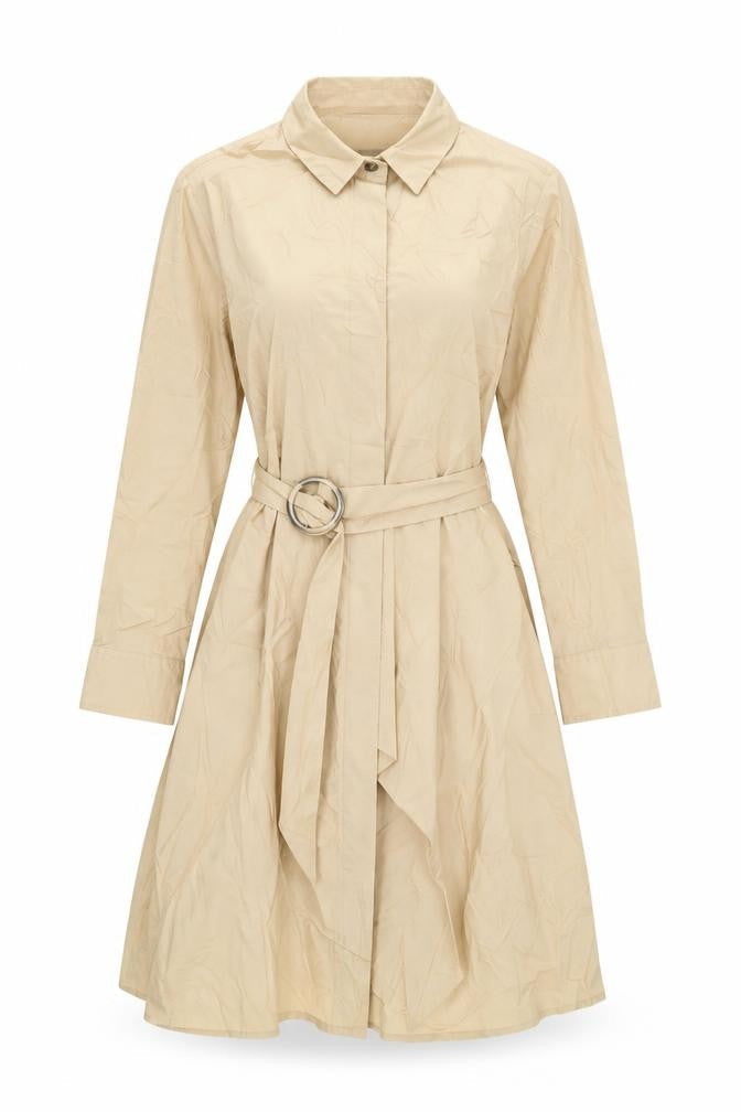 Violeta by MNG Women's Beige Trench Coat Size 16