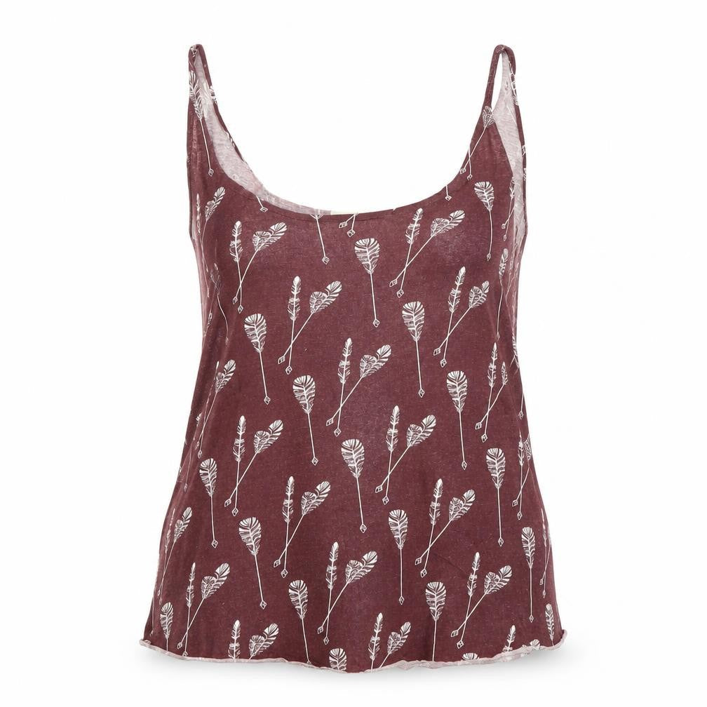Staring at Stars Women's Red Floral Camisole Tank Top, Size S