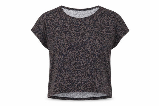 Marks & Spencer Women's Brown Animal Print T-Shirt