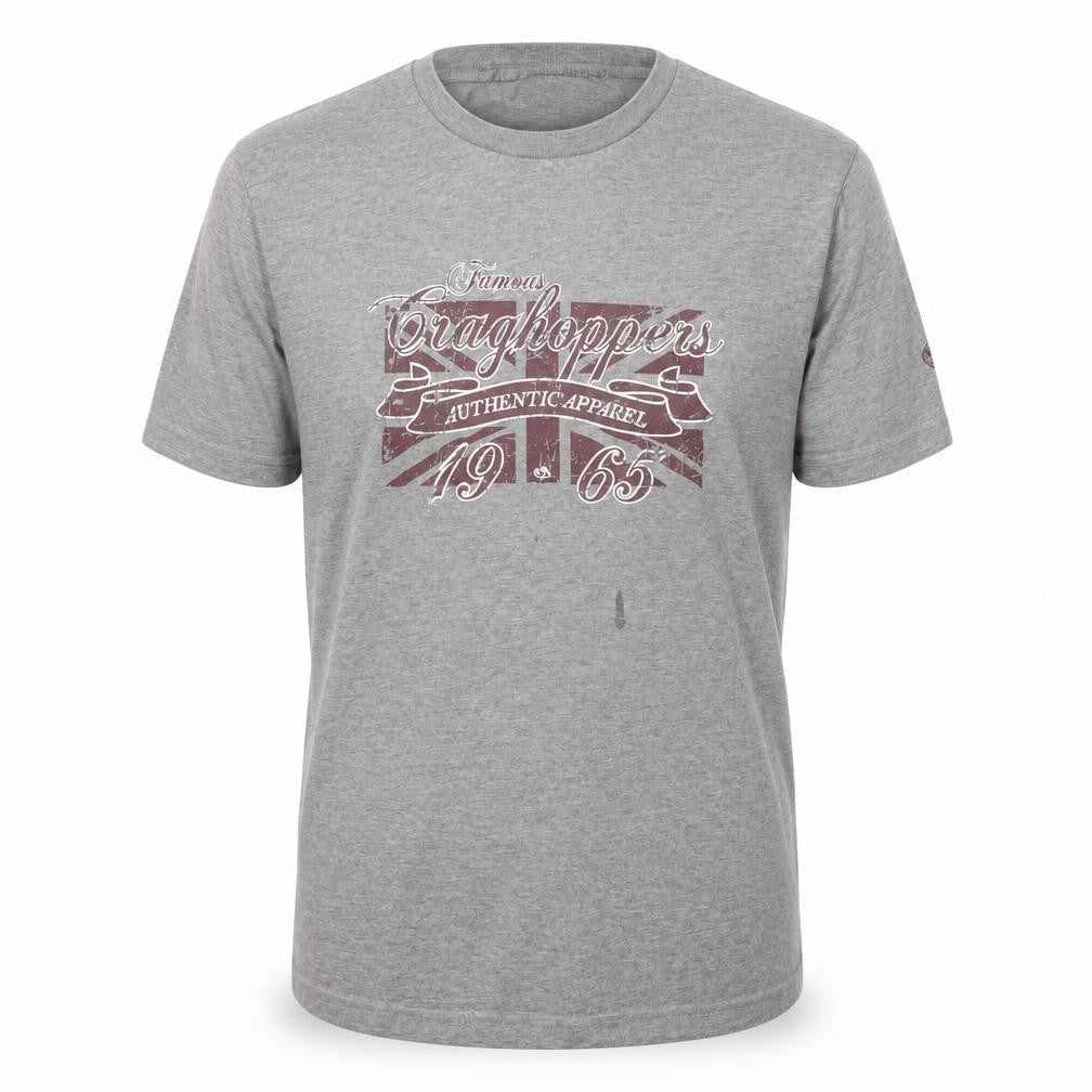 Craghoppers Men's Grey Medium Graphic T-Shirt