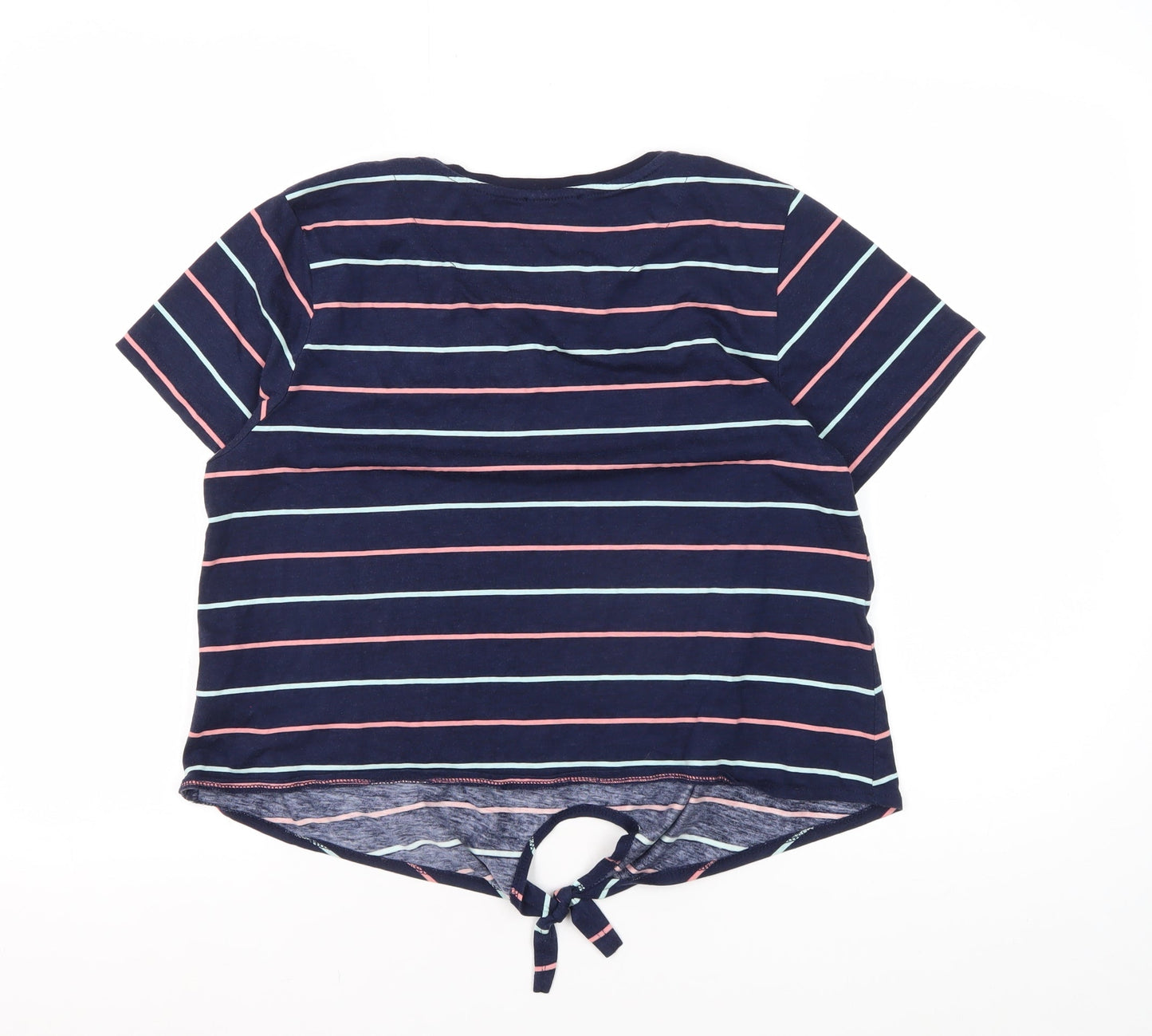Red Herring Women's Multicoloured Striped T-Shirt Size 16