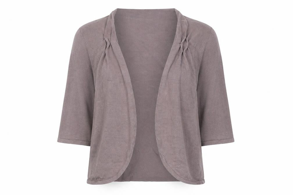 Coast Women's Grey Cardigan 3/4 Sleeve Size 12