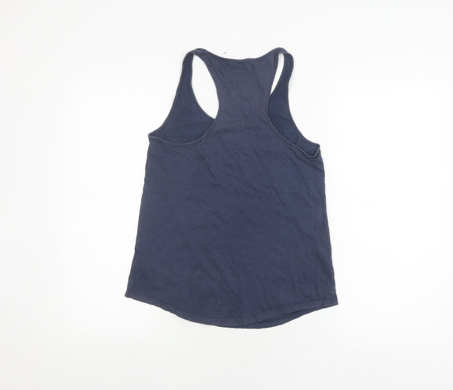 Converse Women's Blue Tank Top - Size S, Basic Style