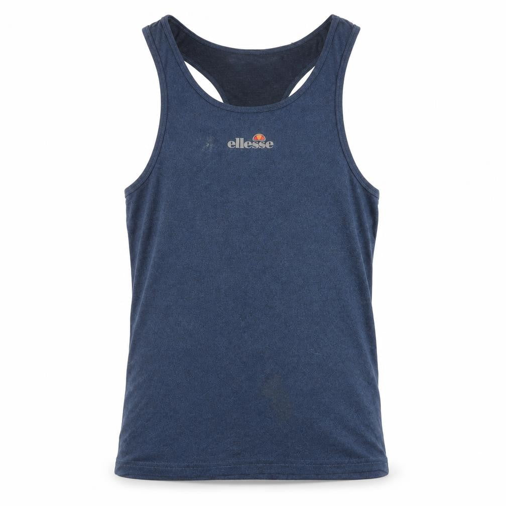 Ellesse Men's Blue Athletic Tank S